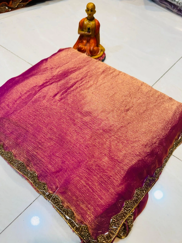 FENDY TISHU JIMICHU SAREE 0