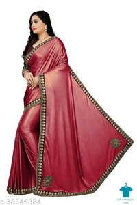 Trendy Attractive Sarees - Free Size (Saree Length Size: 5.5 m, Blouse Length Size: 0.8 m) 