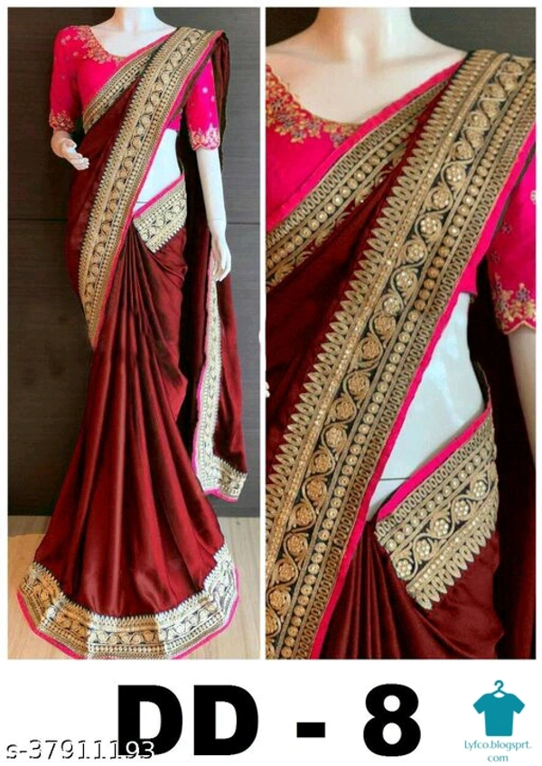 Product Name: *Aishani Fashionable Sarees*Saree Fabric: Vichitra SilkBlouse: Saree with Multiple BlouseBlouse Fabric: Banarasi SilkPattern: SolidBlouse Pattern: EmbroideredMultipack: Single - Free Size (Saree Length Size: 5.5 m, Blouse Length Size: 0.8 m) 