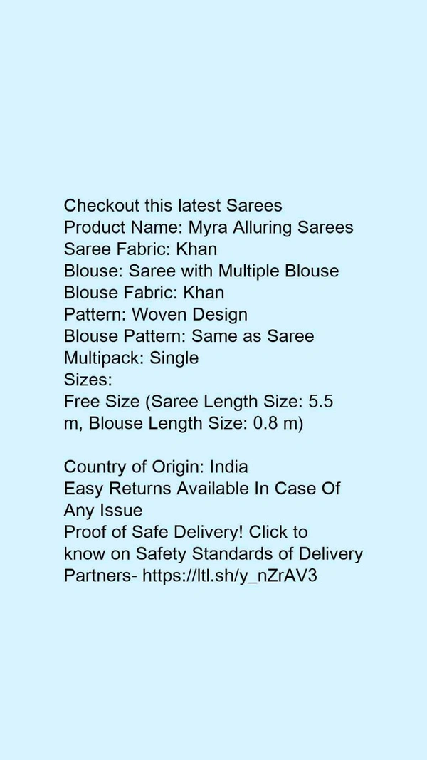 Product Name: *Aishani Fashionable Sarees*Saree Fabric: Vichitra SilkBlouse: Saree with Multiple BlouseBlouse Fabric: Banarasi SilkPattern: SolidBlouse Pattern: EmbroideredMultipack: Single - Free Size (Saree Length Size: 5.5 m, Blouse Length Size: 0.8 m) 