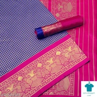 Product Name: *Aagam Voguish Sarees*Saree Fabric: Banarasi SilkBlouse: Separate Blouse PieceBlouse Fabric: Art SilkPattern: Zari WovenBlouse Pattern: SolidMultipack: Single - Free Size (Saree Length Size: 5.5 m, Blouse Length Size: 0.8 m) 