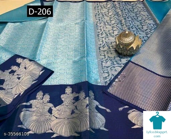 Product Name: *Jivika Sensational Sarees*Saree Fabric: Soft SilkBlouse: Separate Blouse PieceBlouse Fabric: Soft SilkPattern: Zari WovenMultipack: Single - Free Size (Saree Length Size: 5.5 m, Blouse Length Size: 0.8 m) 
