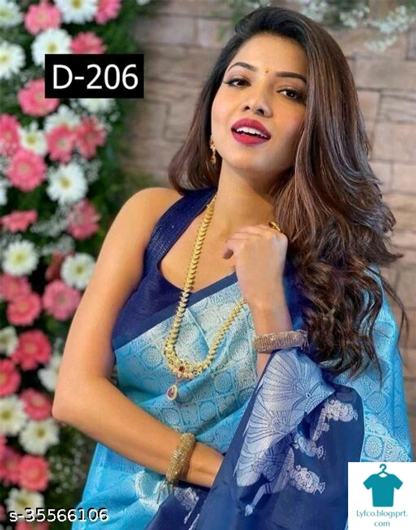Product Name: *Jivika Sensational Sarees*Saree Fabric: Soft SilkBlouse: Separate Blouse PieceBlouse Fabric: Soft SilkPattern: Zari WovenMultipack: Single - Free Size (Saree Length Size: 5.5 m, Blouse Length Size: 0.8 m) 