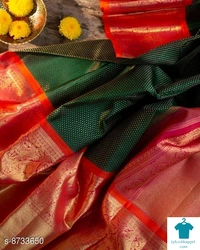 Product Name: *beautiful sarees*Saree Fabric: SilkBlouse: Running BlouseBlouse Fabric: JacquardPattern: Woven DesignMultipack: Single - Free Size (Saree Length Size: 5.5 m, Blouse Length Size: 0.8 m) 