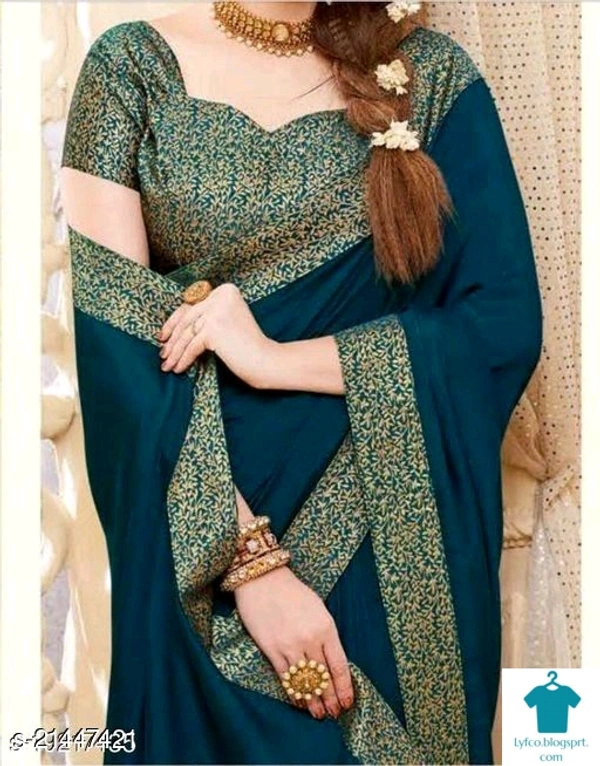 Product Name: *Chitrarekha Pretty Sarees*Saree Fabric: Vichitra SilkBlouse: Running BlouseBlouse Fabric: JacquardMultipack: Single - Free size