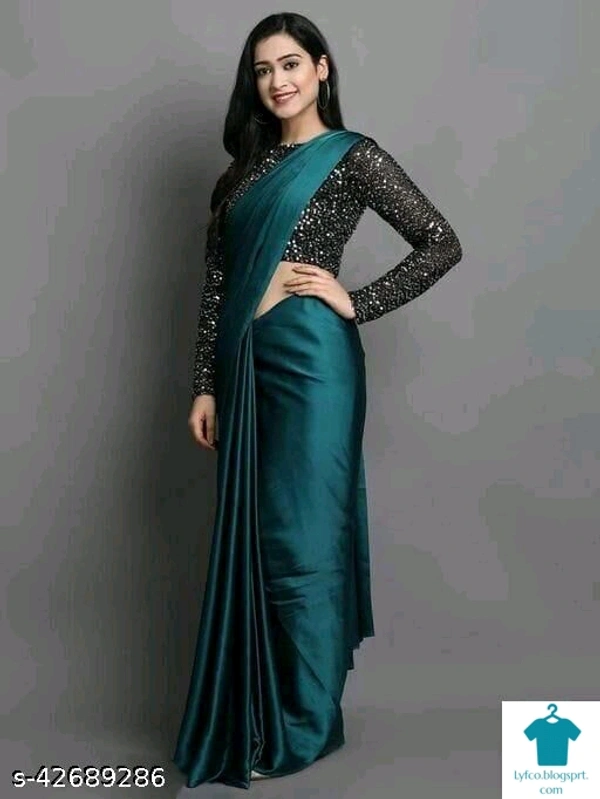 Product Name: *Myra Superior Sarees*Saree Fabric: Satin SilkBlouse: Running BlouseBlouse Fabric: GeorgettePattern: Woven DesignBlouse Pattern: EmbroideredMultipack: Single - Free size