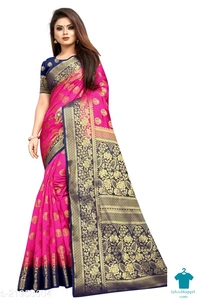 Product Name: *Woven Banarasi Cotton Silk Saree  (Multicolor)*Saree Fabric: Banarasi SilkBlouse: Running BlouseBlouse Fabric: Banarasi SilkPattern: Self-DesignBlouse Pattern: JacquardMultipack: Single - Free size