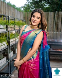 Product Name: *Festive Gorgeous Women's Art Silk  Saree with Blouse*Saree Fabric: Art SilkBlouse: Running BlouseBlouse Fabric: Art SilkPattern: Woven DesignBlouse Pattern: SolidMultipack: Single - Free Size (Saree Length Size: 5.5 m, Blouse Length Size: 0.9 m) 