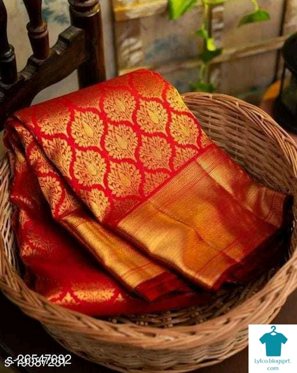 Product Name: *Alisha Refined Sarees*Saree Fabric: Italian SilkBlouse: Separate Blouse PieceBlouse Fabric: Italian SilkPattern: Zari WovenMultipack: Single - Free Size (Saree Length Size: 5.6 m, Blouse Length Size: 0.8 m) 