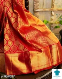 Product Name: *Alisha Refined Sarees*Saree Fabric: Italian SilkBlouse: Separate Blouse PieceBlouse Fabric: Italian SilkPattern: Zari WovenMultipack: Single - Free Size (Saree Length Size: 5.6 m, Blouse Length Size: 0.8 m) 