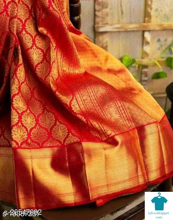 Product Name: *Alisha Refined Sarees*Saree Fabric: Italian SilkBlouse: Separate Blouse PieceBlouse Fabric: Italian SilkPattern: Zari WovenMultipack: Single - Free Size (Saree Length Size: 5.6 m, Blouse Length Size: 0.8 m) 