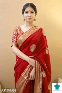 Product Name: *Classy Kanchipuram Lichi Silk Butta Designer Saree for Women*Saree Fabric: SilkBlouse: Running BlouseBlouse Fabric: JacquardPattern: Zari WovenBlouse Pattern: Zari WovenMultipack: Single - Free Size (Saree Length Size: 5.5 m, Blouse Length Size: 0.9 m) 