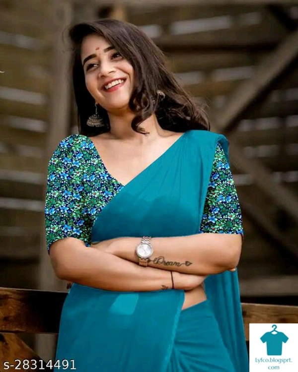 Product Name: *SATIN BANGLORI SILK WITH DIGITAL PRINT BLOUSE WOMANS BEST SAREES *Saree Fabric: Satin SilkBlouse: Saree with Multiple BlouseBlouse Fabric: Satin SilkPattern: ColorblockedBlouse Pattern: PrintedMultipack: Single - Free Size (Saree Length Size: 5.5 m, Blouse Length Size: 0.8 m)