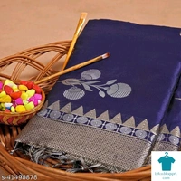 Product Name: *Jivika Alluring Sarees*Saree Fabric: Art SilkBlouse: Separate Blouse PieceBlouse Fabric: Banarasi SilkPattern: Zari WovenBlouse Pattern: SolidMultipack: Single - Free size