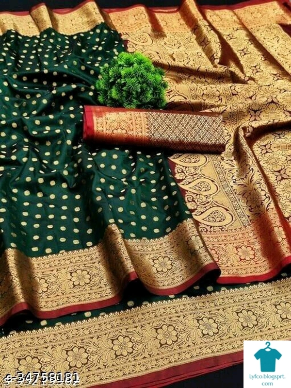 Product Name: *Abhisarika Refined Sarees*Saree Fabric: Art SilkBlouse: Separate Blouse PieceBlouse Fabric: Art SilkPattern: Zari WovenBlouse Pattern: Zari WovenMultipack: Single - Free Size (Saree Length Size: 5.5 m, Blouse Length Size: 0.8 m) 