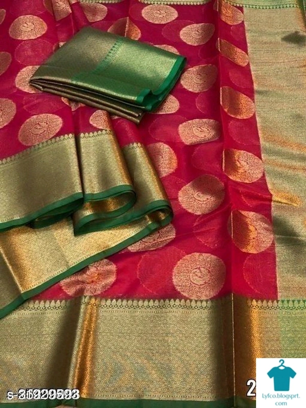Product Name: *Alisha Pretty Sarees*Saree Fabric: Cotton BlendBlouse: Separate Blouse PieceBlouse Fabric: Cotton BlendPattern: Zari WovenBlouse Pattern: Same as BorderMultipack: Single - Free size