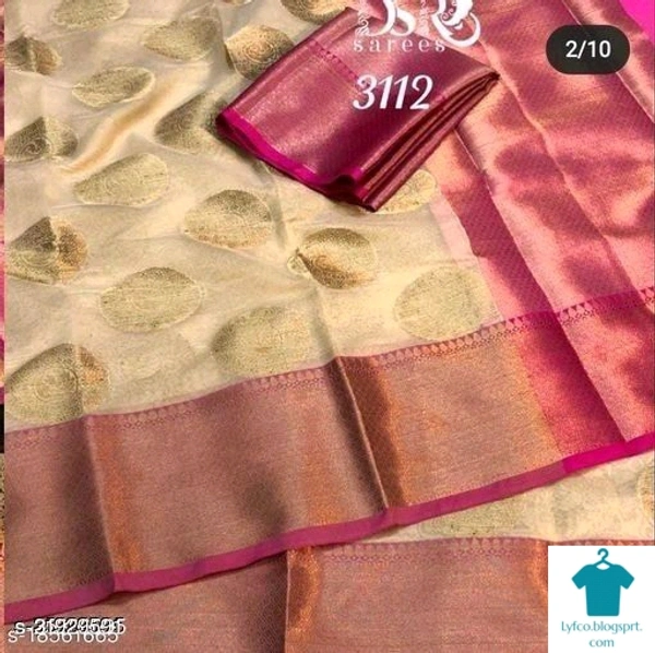 Product Name: *Aagyeyi Petite Sarees*Saree Fabric: Cotton BlendBlouse: Separate Blouse PieceBlouse Fabric: Cotton BlendPattern: Zari WovenBlouse Pattern: Same as PalluMultipack: Single - Free Size (Saree Length Size: 5.5 m, Blouse Length Size: 0.9 m) 