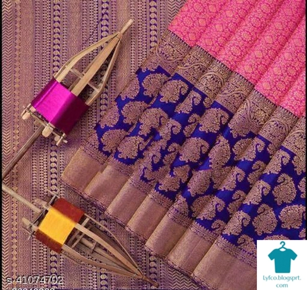 Product Name: *Aagam Fashionable Sarees*Saree Fabric: Art SilkBlouse: Separate Blouse PieceBlouse Fabric: Art SilkPattern: Zari WovenBlouse Pattern: EmbellishedMultipack: Single - Free size