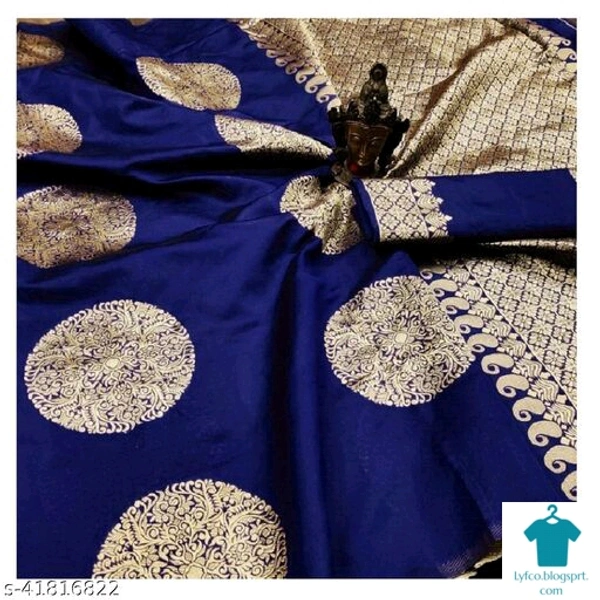 Product Name: *Banarasi Jacquard Silk Saree*Saree Fabric: Banarasi SilkBlouse: Separate Blouse PieceBlouse Fabric: Cotton SilkPattern: Zari WovenBlouse Pattern: JacquardMultipack: Single - Free size, Colour- Dark red