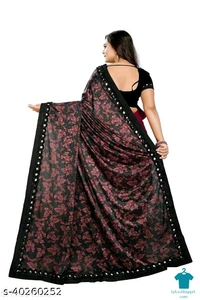 Product Name: *Aishani Pretty Sarees*Saree Fabric: Lycra BlendBlouse: Separate Blouse PieceBlouse Fabric: SilkPattern: PrintedBlouse Pattern: Same as BorderMultipack: Single - Free size
