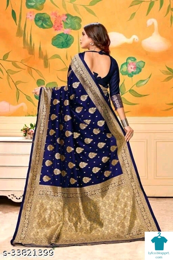 Product Name: *Indian Woman Banarasi Silk Saree*Saree Fabric: Banarasi SilkBlouse: Separate Blouse PieceBlouse Fabric: Banarasi SilkPattern: Zari WovenBlouse Pattern: Same as BorderMultipack: Single - Free size