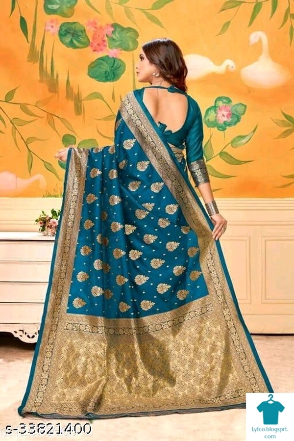 Product Name: *Indian Woman Banarasi Silk Saree*Saree Fabric: Banarasi SilkBlouse: Separate Blouse PieceBlouse Fabric: Banarasi SilkPattern: Zari WovenBlouse Pattern: Same as BorderMultipack: Single - Free size