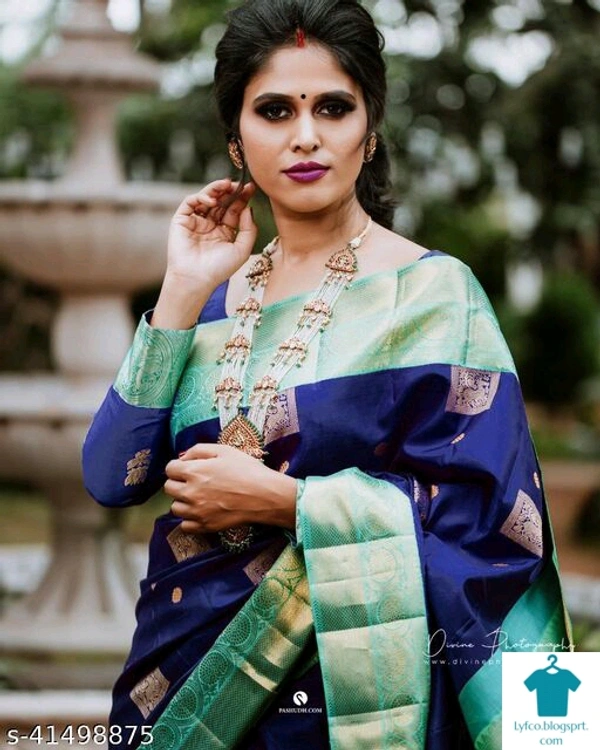 Product Name: *Adrika Ensemble Sarees*Saree Fabric: Art SilkBlouse: Separate Blouse PieceBlouse Fabric: Banarasi SilkPattern: Zari WovenBlouse Pattern: Same as SareeMultipack: Single - Free size