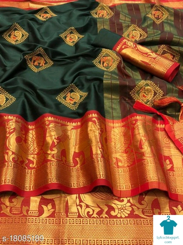Product Name: *Cotton Silk in Exclusive Border Design With Embroidery work*Saree Fabric: Cotton SilkBlouse: Separate Blouse PieceBlouse Fabric: Cotton SilkPattern: Zari EmbroideredBlouse Pattern: Same as BorderMultipack: Single - Free size