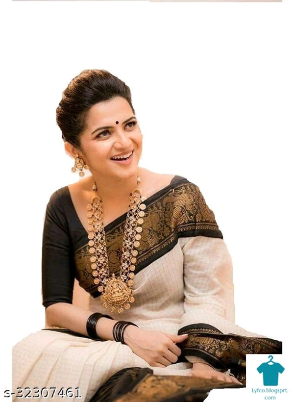 Product Name: *Kashvi Drishya Sarees*Saree Fabric: Cotton SilkBlouse: Saree with Multiple BlouseBlouse Fabric: JacquardPattern: Zari WovenBlouse Pattern: SolidMultipack: Single - Free size