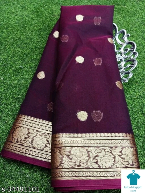 Product Name: *Alisha Superior Sarees*Saree Fabric: Soft SilkBlouse: Separate Blouse PieceBlouse Fabric: Soft SilkPattern: Zari WovenMultipack: Single - Free Size (Saree Length Size: 5.5 m, Blouse Length Size: 0.9 m) 