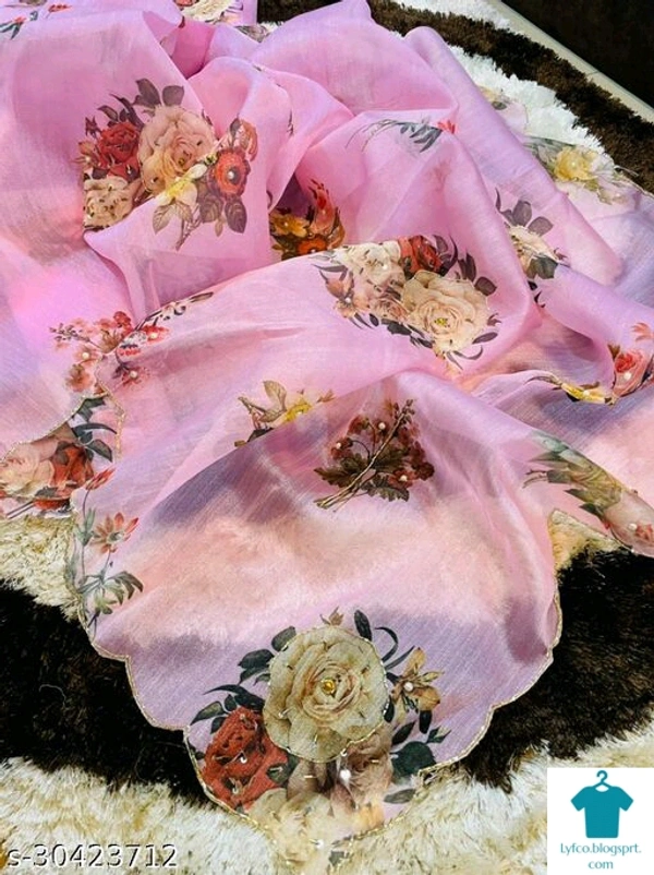 Product Name: *ORGANZA SILK SAREE WITH KHATLI WORK*Saree Fabric: OrganzaBlouse: Separate Blouse PieceBlouse Fabric: OrganzaMultipack: Single - Free size