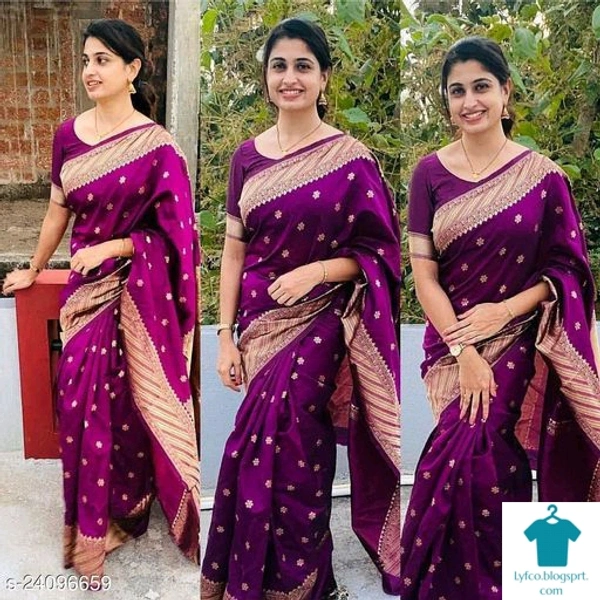 Product Name: *Aishani Petite Sarees*Saree Fabric: Soft SilkBlouse: Running BlouseBlouse Fabric: Soft SilkMultipack: Single - Free Size (Saree Length Size: 5.5 m, Blouse Length Size: 0.8 m)