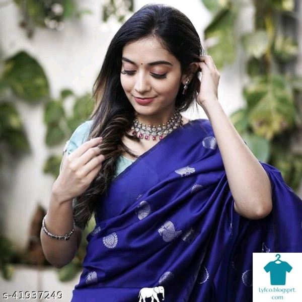 Product Name: *Kashvi Pretty Silk Sarees*Saree Fabric: SilkBlouse: Separate Blouse PieceBlouse Fabric: Cotton SilkPattern: Woven DesignBlouse Pattern: SolidMultipack: Single - Free Size (Saree Length Size: 5.5 m, Blouse Length Size: 0.8 m) 