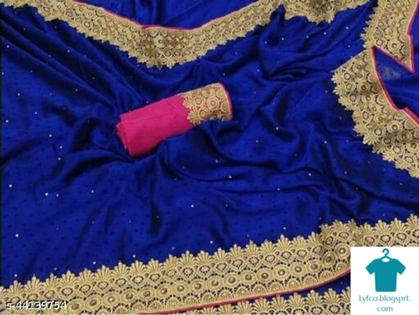 Product Name: *Ashviks creation Saree for Party, Wedding, Festival*Saree Fabric: ChiffonBlouse: Separate Blouse PieceBlouse Fabric: Dupion SilkPattern: Zari WovenBlouse Pattern: Same as BorderMultipack: Single - Free Size (Saree Length Size: 5.5 m, Blouse Length Size: 0.8 m) 