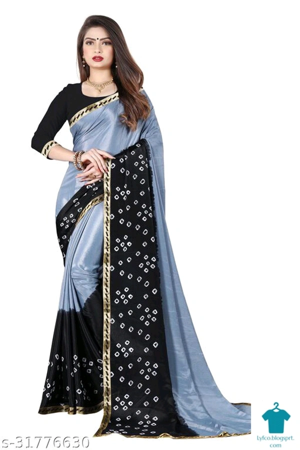 Product Name: *Fruzis Fashion Present Womens Saree With Blouse*Saree Fabric: ChiffonBlouse: Separate Blouse PieceBlouse Fabric: SilkPattern: PrintedBlouse Pattern: Same as BorderMultipack: Single - Free size