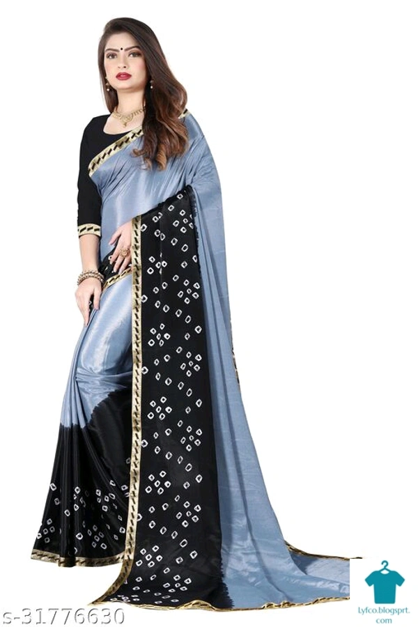 Product Name: *Fruzis Fashion Present Womens Saree With Blouse*Saree Fabric: ChiffonBlouse: Separate Blouse PieceBlouse Fabric: SilkPattern: PrintedBlouse Pattern: Same as BorderMultipack: Single - Free size