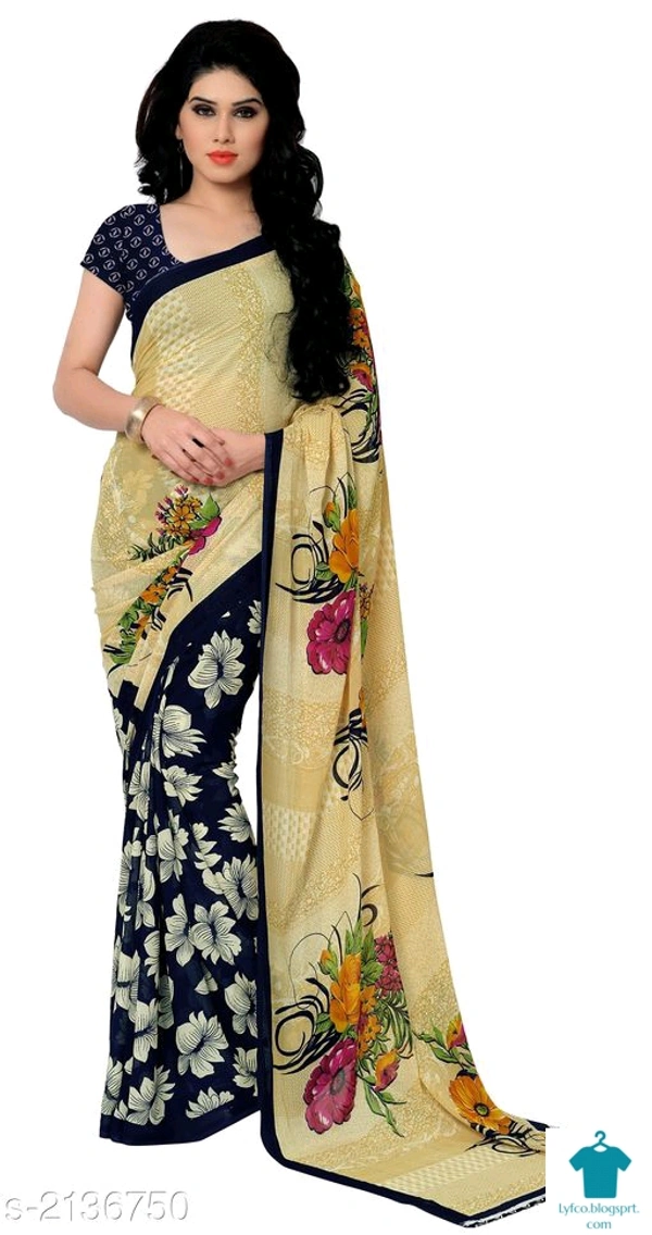 Product Name: *Attractive Women's Saree*Saree Fabric: GeorgetteBlouse: Running BlouseBlouse Fabric: GeorgetteBlouse Pattern: SolidMultipack: SingleSizes: Free Size - Free size