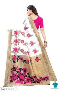Product Name: *Trendy Pretty Sarees*Saree Fabric: Art SilkBlouse: Separate Blouse PieceBlouse Fabric: Art SilkPattern: PrintedBlouse Pattern: SolidMultipack: Single - Free size