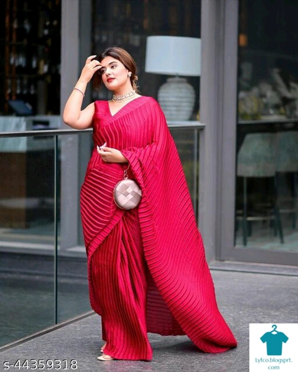 Product Name: *Aishani Pretty Sarees*Saree Fabric: GeorgetteBlouse: Running BlouseBlouse Fabric: Dupion SilkMultipack: Single - Free size