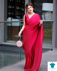 Product Name: *Aishani Pretty Sarees*Saree Fabric: GeorgetteBlouse: Running BlouseBlouse Fabric: Dupion SilkMultipack: Single - Free size