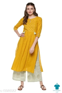 Product Name: *Rayon A-line kurti for women*Fabric: RayonSleeve Length: Three-Quarter SleevesPattern: SolidCombo of: Single - size- S, Colour- Dark Green