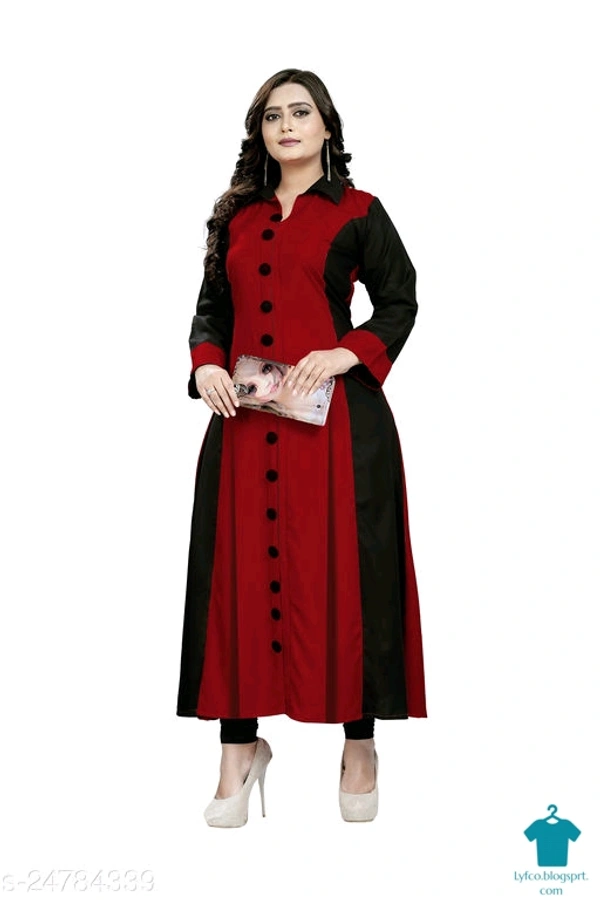 Product Name: *Adrika Petite Kurtis*Fabric: RayonSleeve Length: Long SleevesPattern: ColorblockedCombo of: Single - colour- Turquoise, size- XL