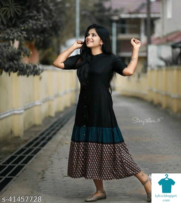 Product Name: *Banita Voguish Kurtis*Fabric: RayonSleeve Length: Short SleevesPattern: SolidCombo of: Single - size- XL