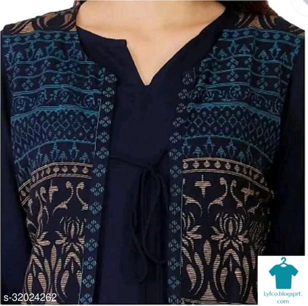 Product Name: *Banita Fabulous Kurtis*Fabric: RayonSleeve Length: Three-Quarter SleevesPattern: PrintedCombo of: Combo of 2 - size- L