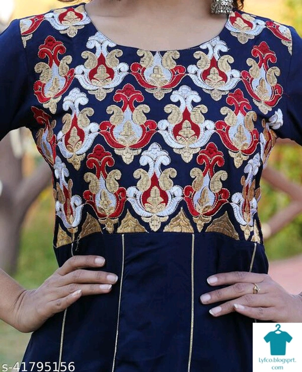 Product Name: *woman's Anarkali Kurti Maha Price Drop Sale*Fabric: RayonSleeve Length: Three-Quarter SleevesPattern: EmbroideredCombo of: Single - size- XXL