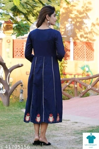 Product Name: *woman's Anarkali Kurti Maha Price Drop Sale*Fabric: RayonSleeve Length: Three-Quarter SleevesPattern: EmbroideredCombo of: Single - size- XXL