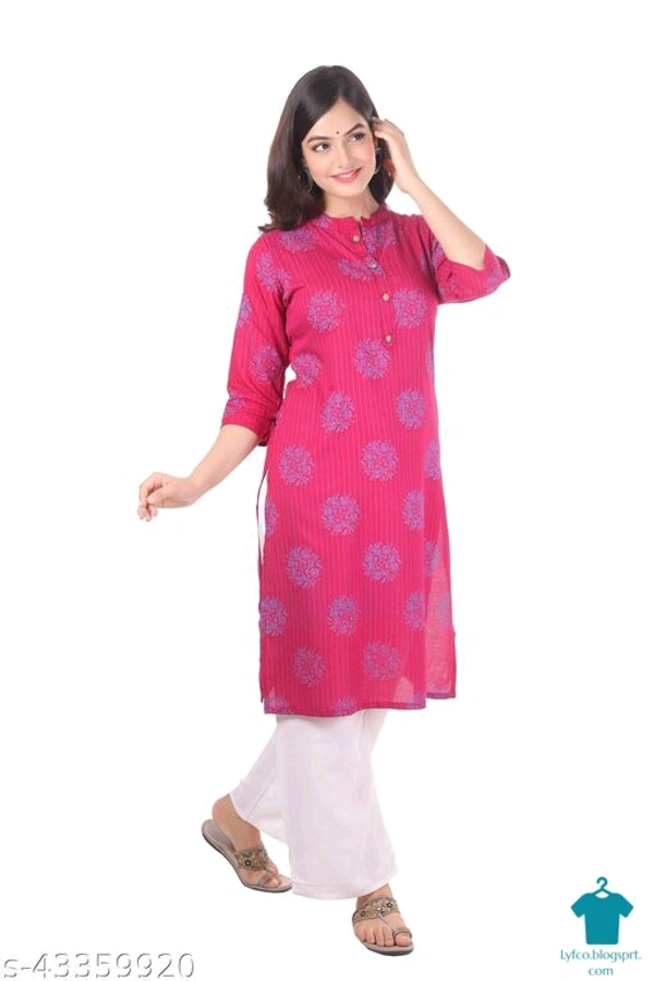 Product Name: *Woman Stylish Kurta With Pallazo Set - Pink*Kurta Fabric: RayonBottomwear Fabric: RayonFabric: No DupattaSleeve Length: Three-Quarter SleevesSet Type: Kurta With BottomwearBottom Type: PalazzosMultipack: Single - size- XL