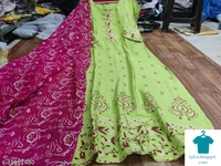 Product Name: *Latest Trending Kurta With Dupatta*Kurta Fabric: RayonBottomwear Fabric: No BottomwearFabric: RayonSleeve Length: Three-Quarter SleevesSet Type: Kurta With DupattaBottom Type: No BottomwearPattern: PrintedMultipack: Single - size- XL