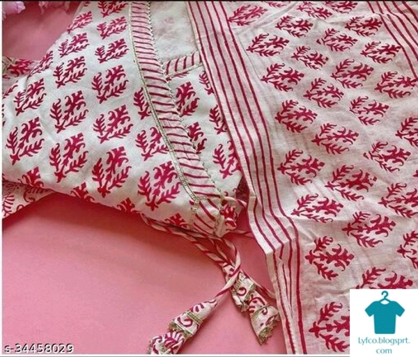 Product Name: *Trendy Drishya Women Kurta Sets*Kurta Fabric: RayonBottomwear Fabric: RayonFabric: RayonSleeve Length: Long SleevesSet Type: Kurta With Dupatta And BottomwearBottom Type: PantsPattern: PrintedMultipack: Single - size- M