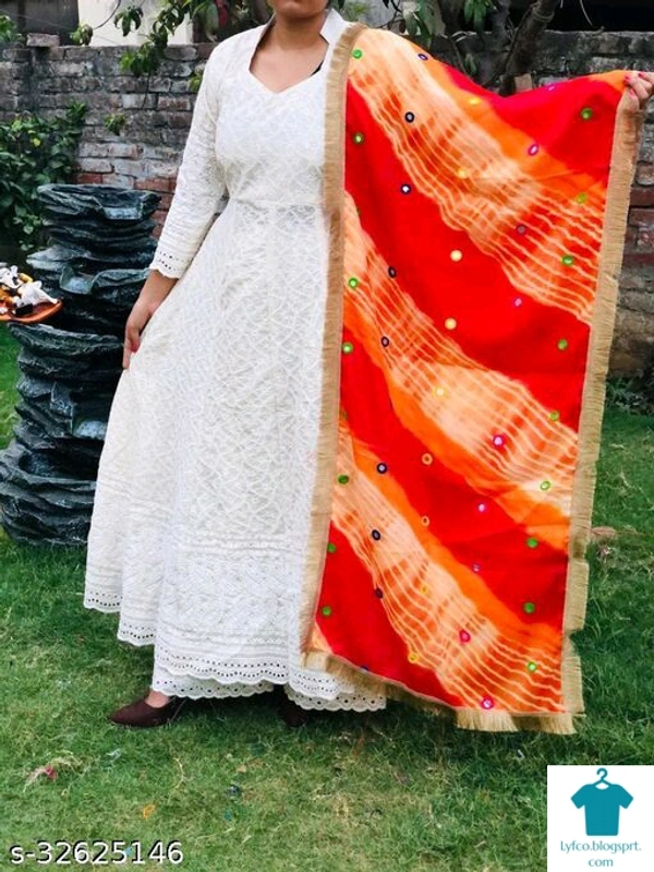 Product Name: *Fancy Stylish Women Kurta Sets*Kurta Fabric: CottonBottomwear Fabric: CottonFabric: CottonSleeve Length: Three-Quarter SleevesSet Type: Kurta With Dupatta And BottomwearBottom Type: PalazzosPattern: EmbroideredMultipack: Single - size- XXXL